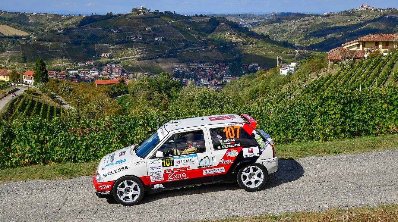 Foto Elio Magnano: Roberto Mollo e Giulia Casellato in azione al Rally Trofeo delle Merende 2022