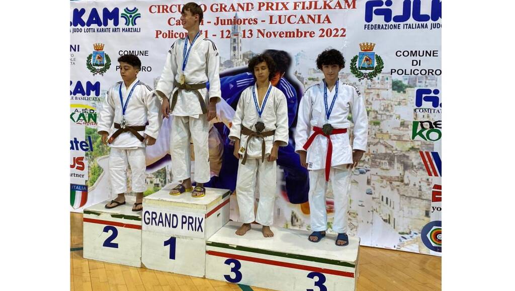 Buon terzo posto per Giosuè Fraglica della Polisportiva Astigiana al Gran Prix Nazionale di Judo