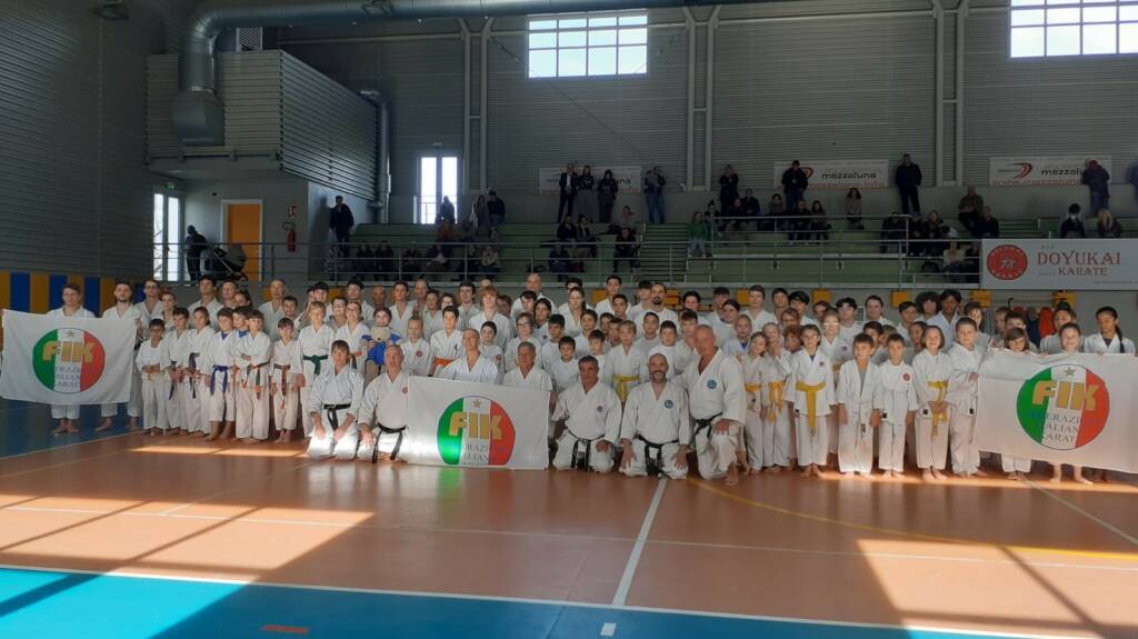 A Villanova d’Asti lo stage FIK di Karate, presente anche la palestra Doyukai di San Paolo Solbrito