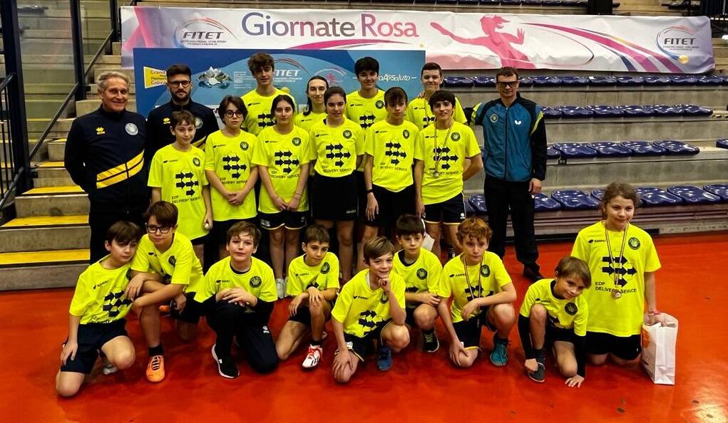Ottimi risultati per il Pgs Avis Isola nel torneo giovanile di tennistavolo di Biella