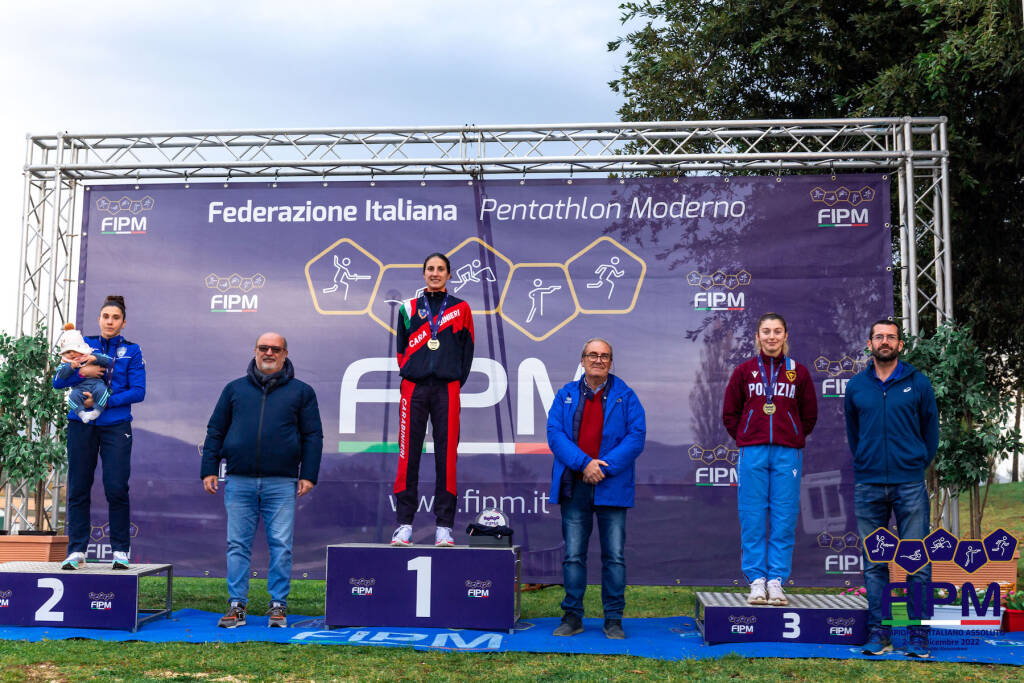 podio femminile italiani 2022 pentathlon moderno