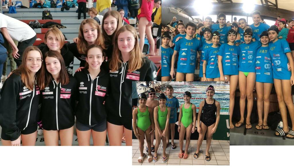 Gli atleti dello Junior Pentathlon Asti protagonisti al Trofeo Aragno e al Gran Prix Esordienti B di nuoto