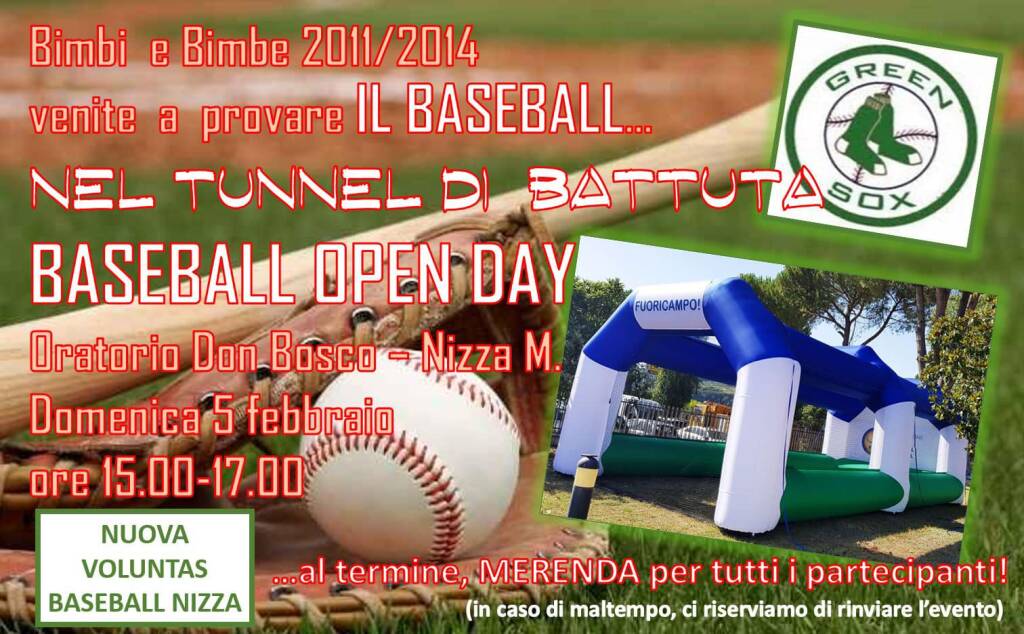 Torna il Baseball nel Monferrato: la Nuova Voluntas Baseball Nizza Green Sox pronta per scendere in campo