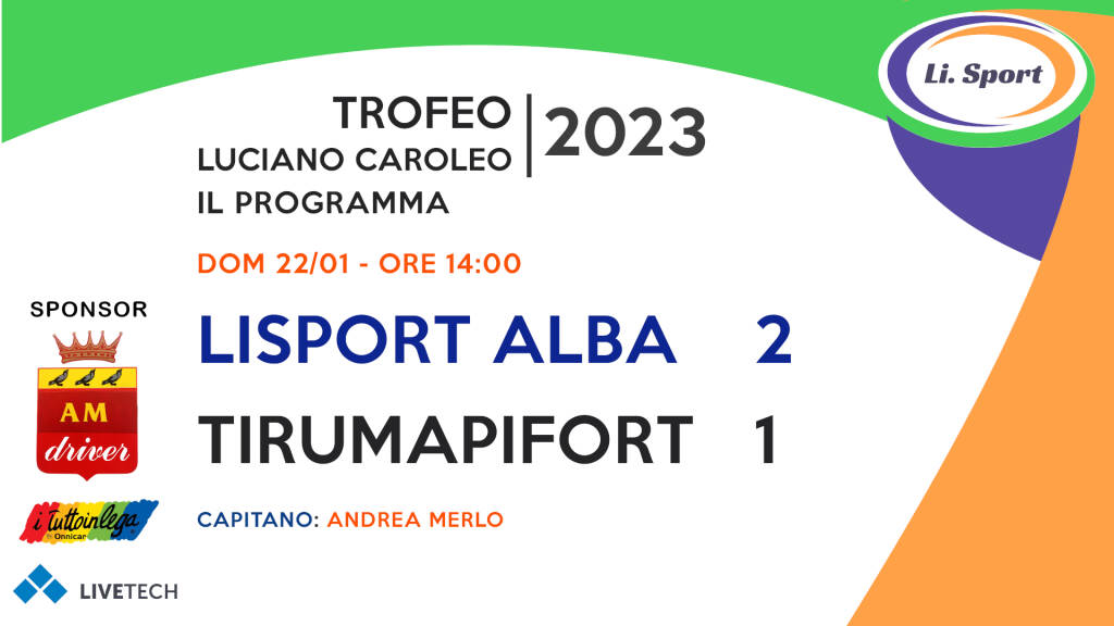 Lisport Alba Trofeo Invernale Luciano Caroleo