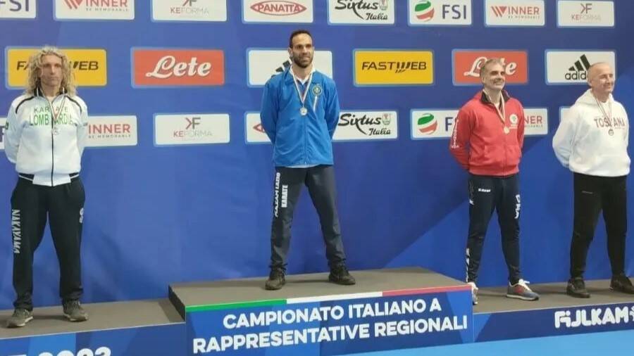 Lorenzo Scorcucchi del Dinamic Karate Asti è bronzo nazionale a Roma