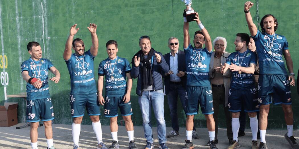 Pallapugno: la Olio Roi Acqua San Bernardo Imperiese vince la Supercoppa