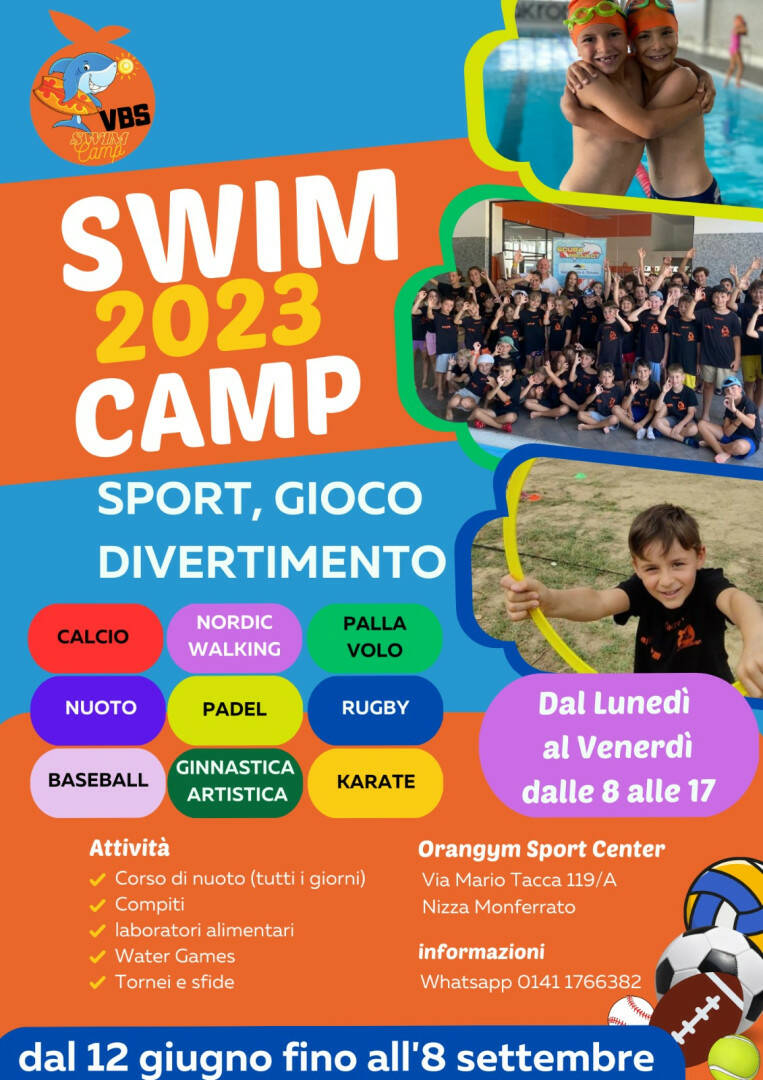 Swim Camp in Orangym: aperte le iscrizione per l’edizione 2023