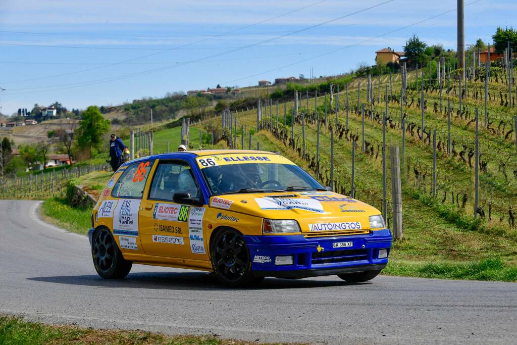 (Foto Magnano) Piergiacomo Riva e Alessandro Mattio rally regione piemonte 