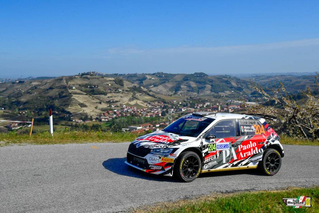 Jacopo Araldo cambia squadra e sale sul podio al Rally Regione Piemonte