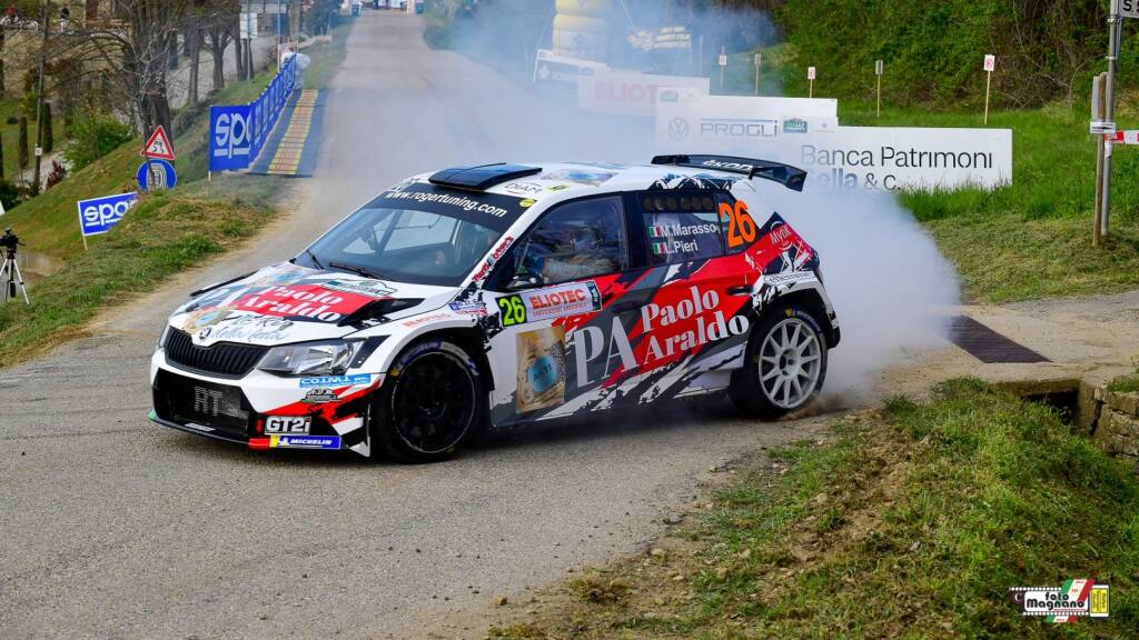 Massimo Marasso si concede un divertimento tricolore al Rally Regione Piemonte