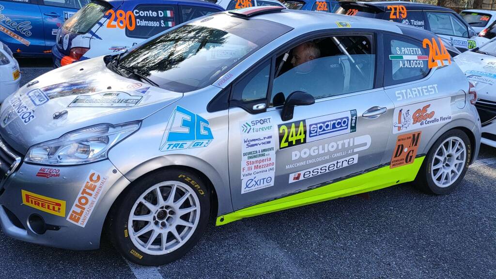 Buon secondo posto di classe per Sergio Patetta e Alessandro Alocco al Rally Regione Piemonte