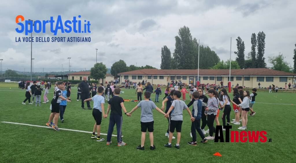 Grande entusiasmo e tanto divertimento alla Cittadella del Rugby di Asti per l’evento conclusivo del progetto “Prime Mete”