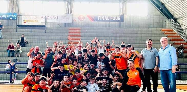 A Pesaro le Final Four Under 17 e Under 15 di futsal, l’Orange Futsal unica società presente con due squadre