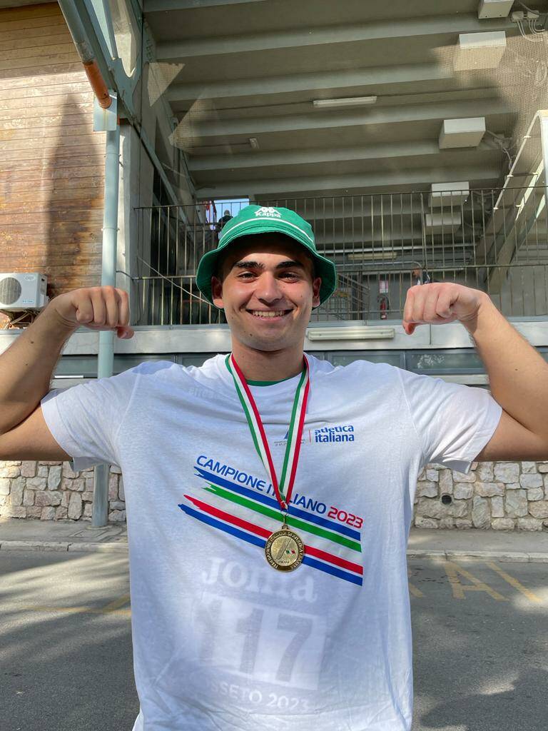 Filippo Iacocca strepitoso: a Grosseto si laurea Campione Italiano Juniores