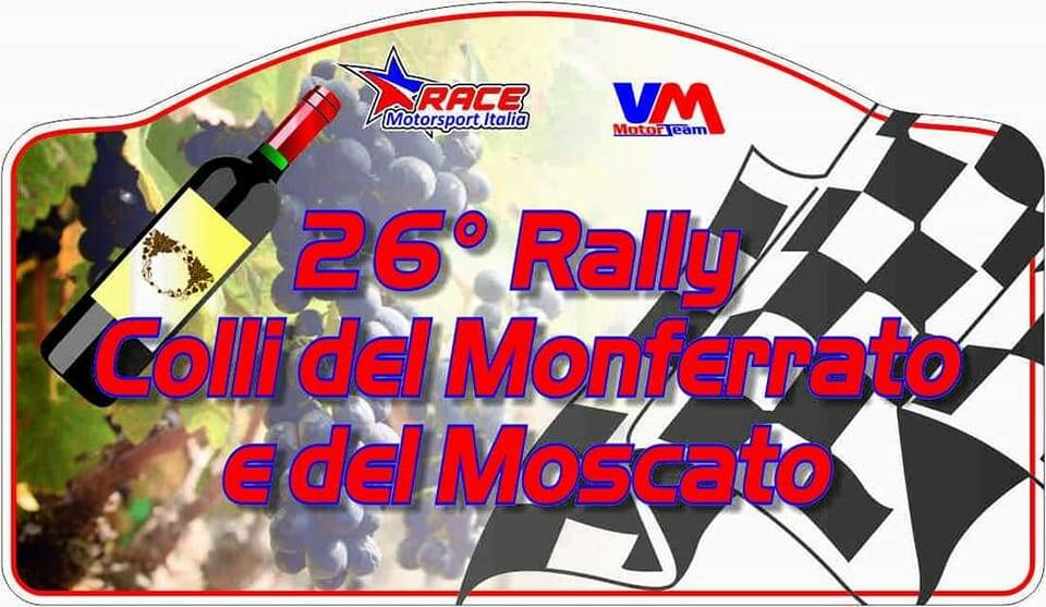 Rinviato a data da destinarsi il 26° Rally Colli del Monferrato e del Moscato