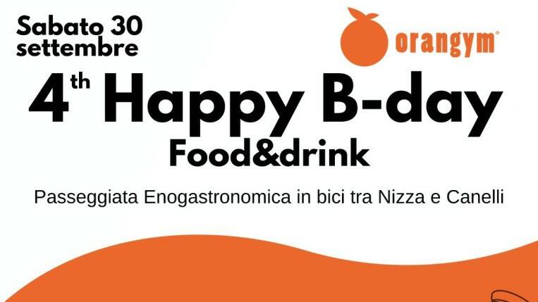 Sabato a Nizza Monferrato la grande festa in Orangym per il quarto compleanno