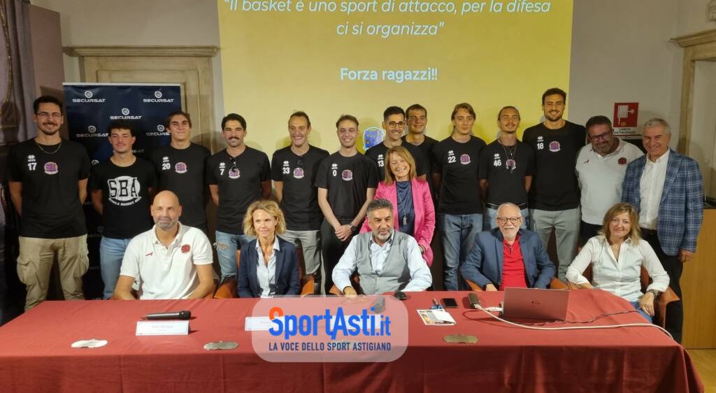 Asti, presentata ufficialmente la SBA Secursat pronta per una stagione 2023-2024 da protagonista in serie C