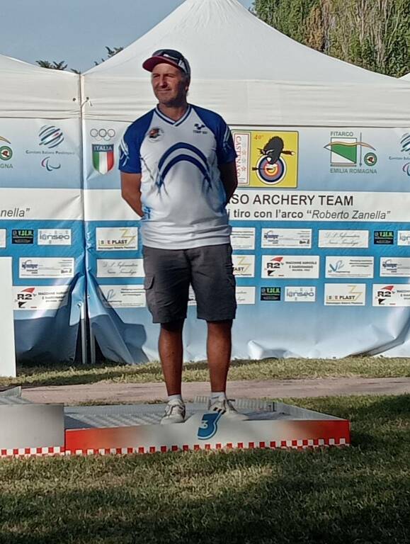 podio marengo Coppa Italia Master di Tiro con l'Arco