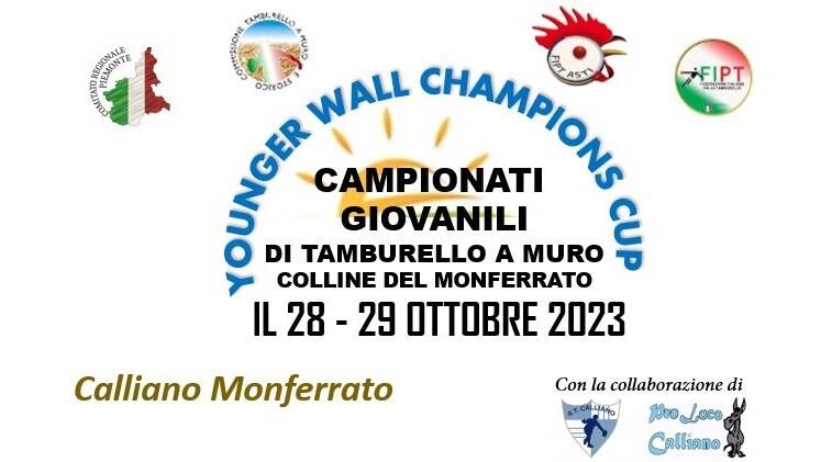 A Calliano Monferrato l’atto finale della “Younger Wall Champions Cup”