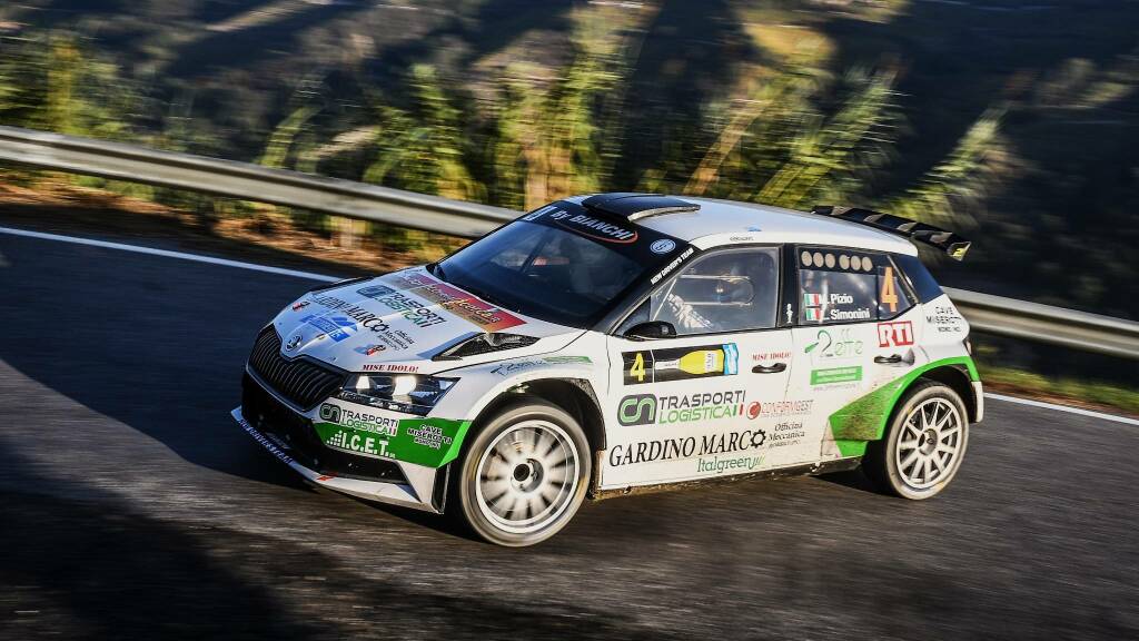 (Foto credit Rolling Fast  vincitori Rally Santo Stefano belbo Mattia Pizio - Luca Simonini