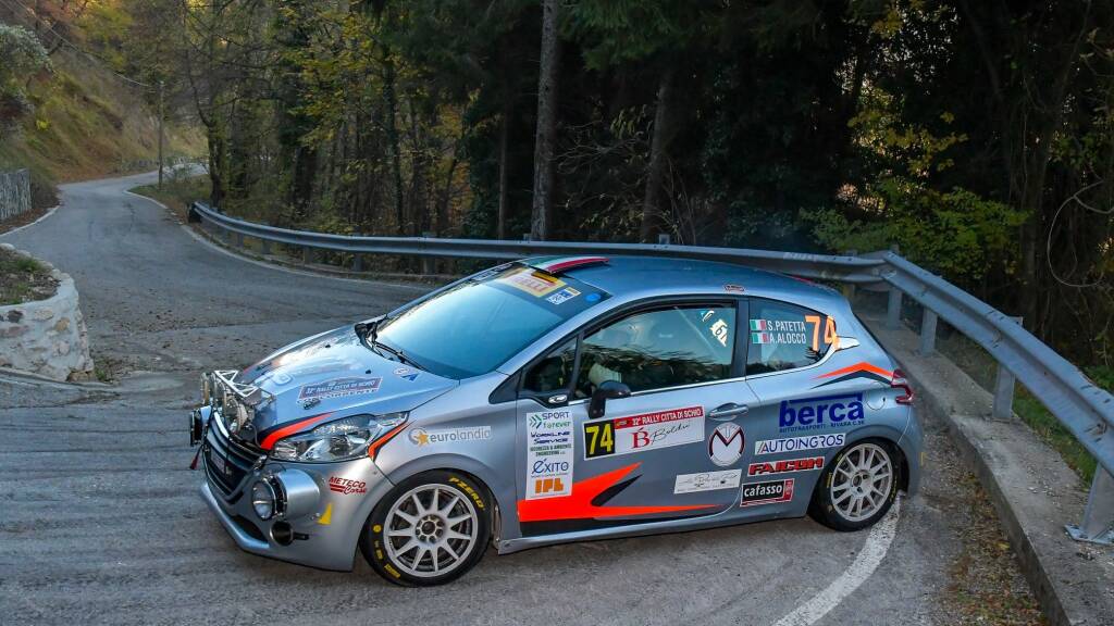 (Foto Elio Magnano) Sergio Patetta e Alessandro Alocco al Rally di Schio   