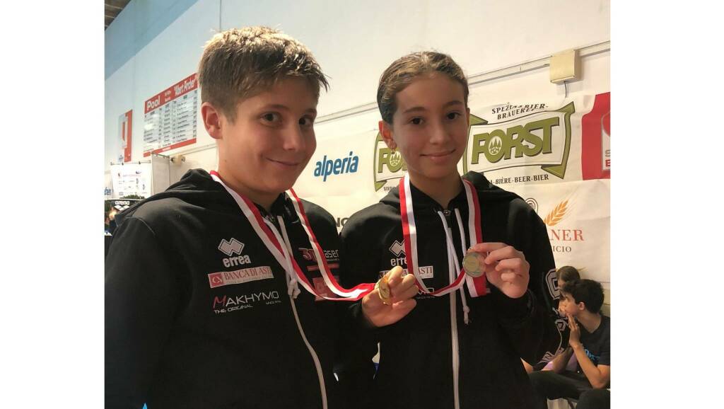 Gli atleti dello Junior Pentathlon Asti grandi protagonisti al prestigioso Swimmeeting Südtirol