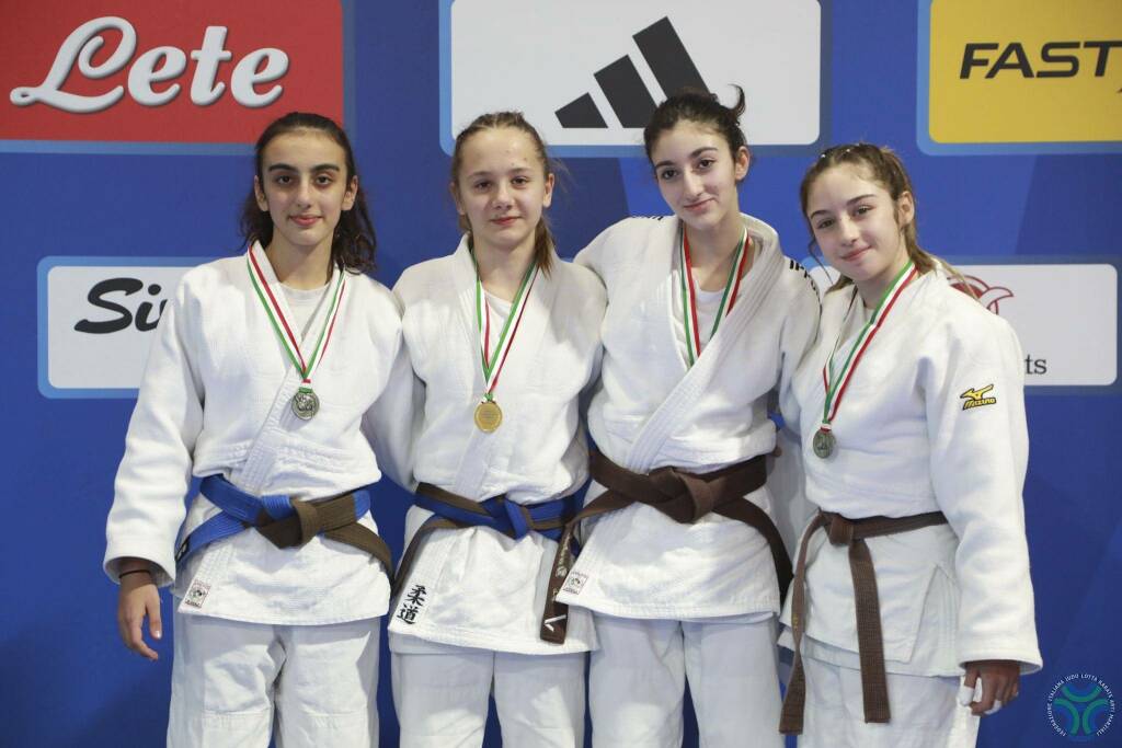 Ginevra Aloise del Judo Olimpic Asti vice campionessa italiana Esordienti B serie A1