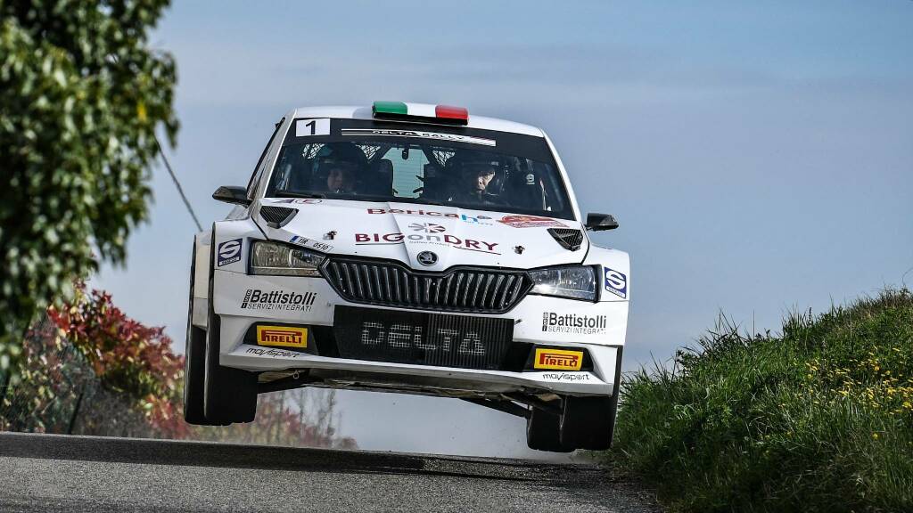 Foto Rolling Fast Giandomenico Basso e Simone Scattolin vincitori del Rally Team 971 moderno 2023 -