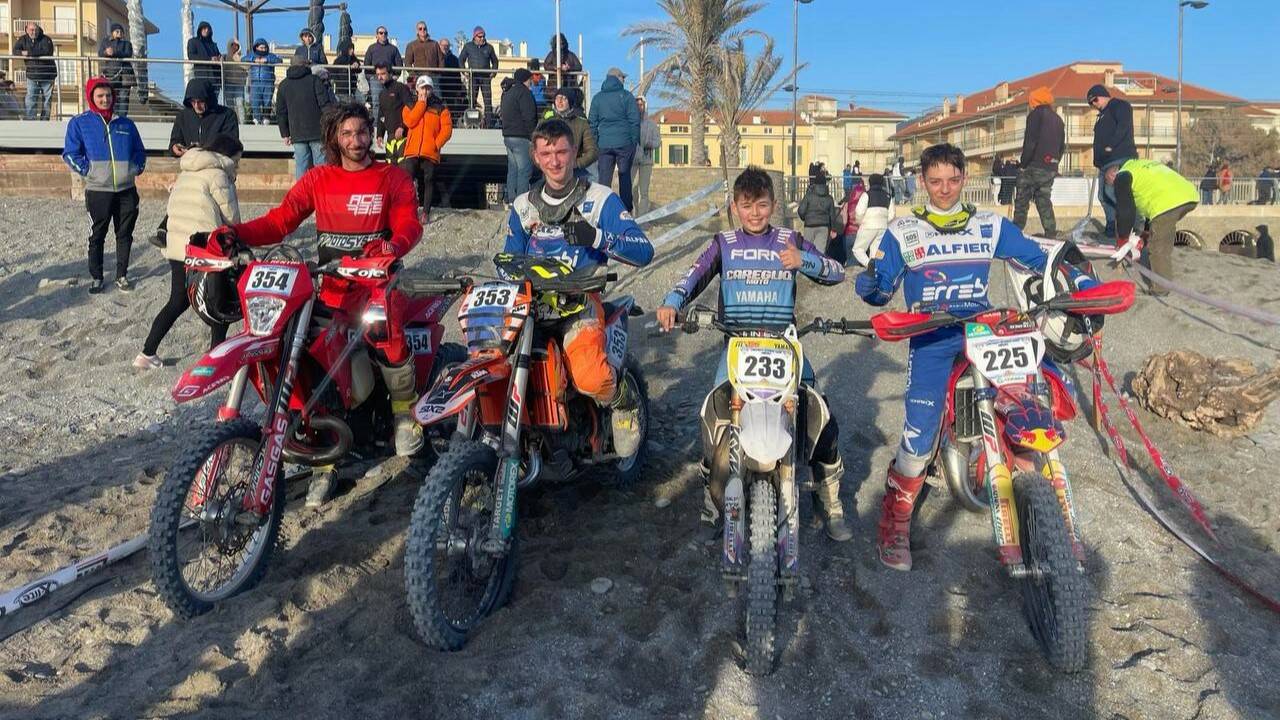 Moto club Alfieri protagonista in Liguria nelle gare prestagionali