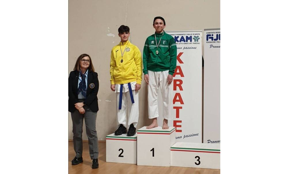 Riccardo Giovine del CSN Funakoshi Karate Nizza Monferrato si qualifica per i campionati Italiani