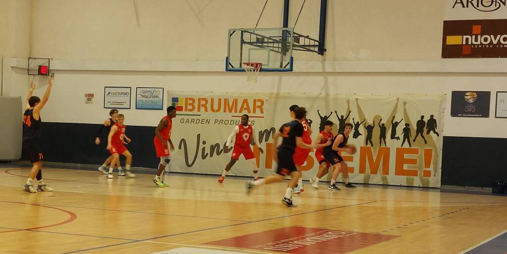 Basket under 19: sconfitta a testa alta per la Scuola Basket Asti contro la capolista