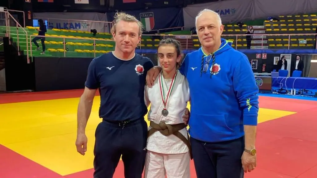 Ginevra Aloise del Judo Olimpic Asti vice Campionessa Italiana Cadetti A1