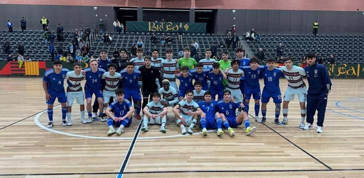 I pali fermano la Nazionale Under 19 azzurra di Futsal, il Portogallo vince ancora di misura