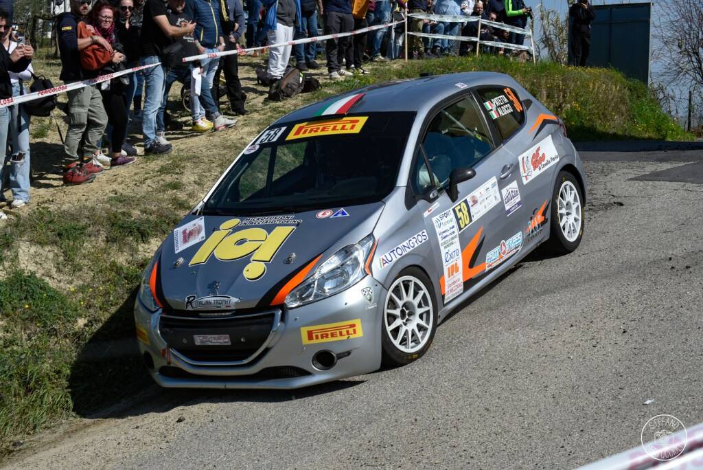Sergio Patetta e Alessandro Alocco al via del Rally Regione Piemonte