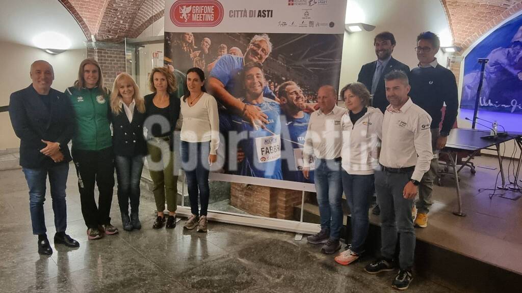 Presentato ad Asti il Grifone meeting: la prima volta dell’atletica internazionale in via Gerbi