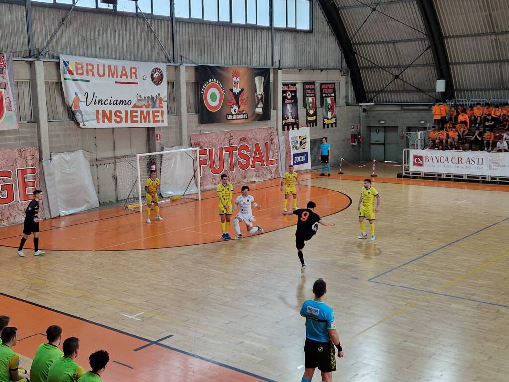 L’Orange Futsal si congeda dalla campionato di A2 con un poker alla capolista già promossa Maccan Prata