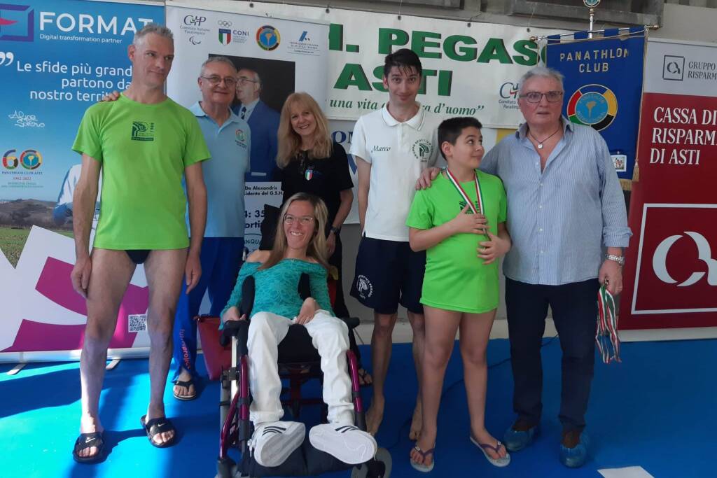 In 140 ad Asti per il Campionato regionale di nuoto organizzato dal GSH Pegaso