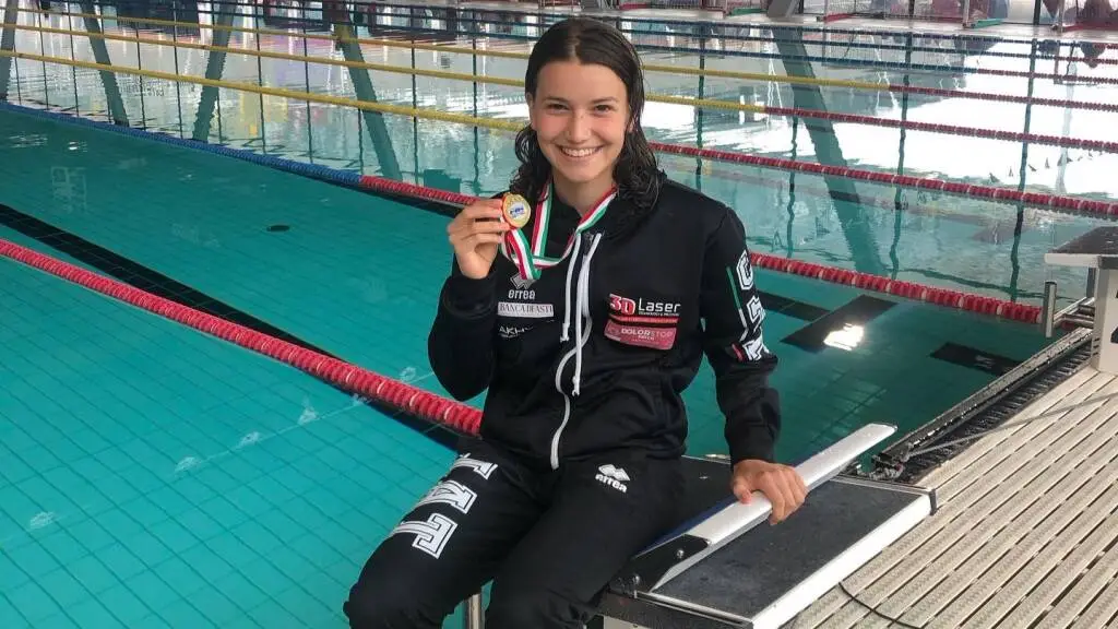 Nuoto: titolo regionale e convocazione per il Trofeo delle Regioni per Giorgia Gennaro dello Junior Pentathlon Asti