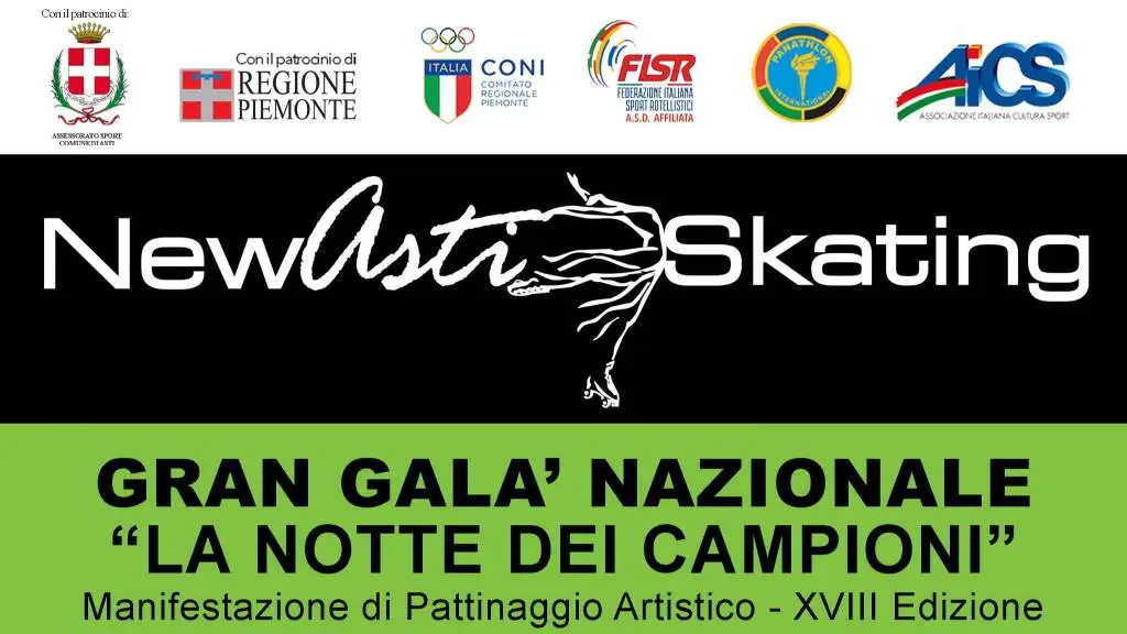 La New Asti Skating Banca di Asti prepara una grande edizione del Gran Galà Nazionale “La notte dei campioni”