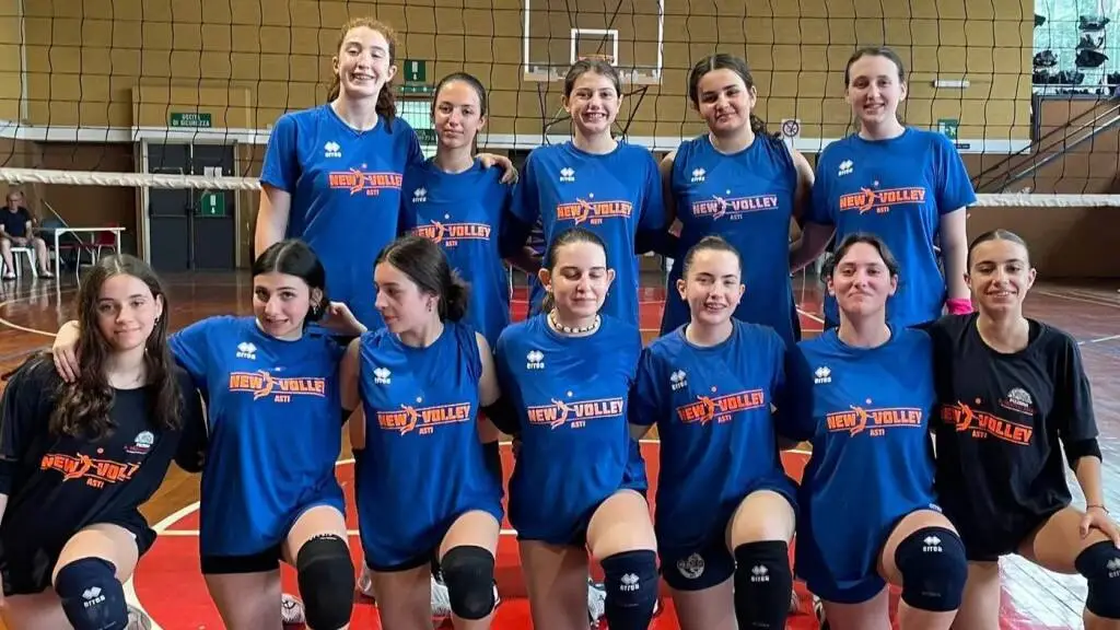 L’under 15 della New Volley Asti 0141 a Rimini per le finali nazionali della Coppa Italia UISP