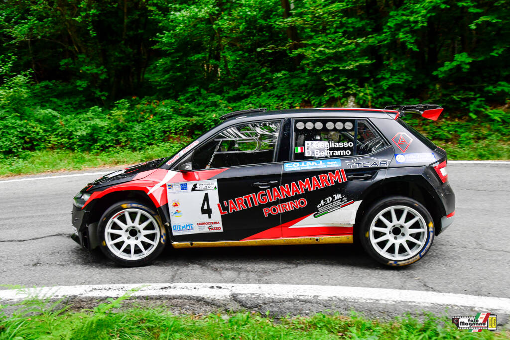 (Foto Magnano) Patrick Gagliasso e Dario Beltramo Skoda Fabia 