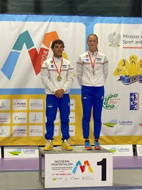 Europei Under 24 di Pentathlon Moderno: medaglia d’oro nella staffetta mista per Valentina Martinescu con Emanuele Tromboni